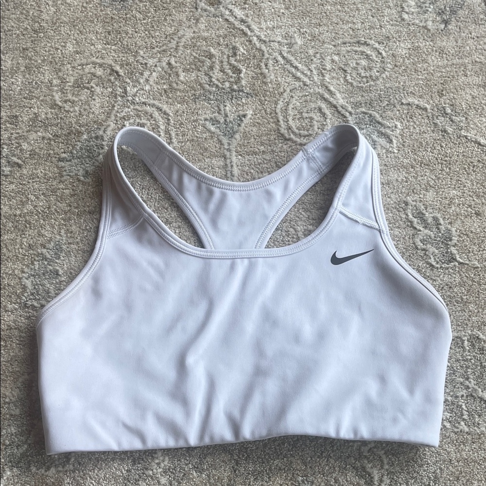 Nike Women's white Sports Bra